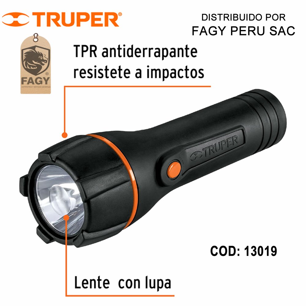 linterna-plastica-180-lm-a-pilas-d-truper-13019 linterna-plastica-180-lm-a-pilas-d-truper-13019